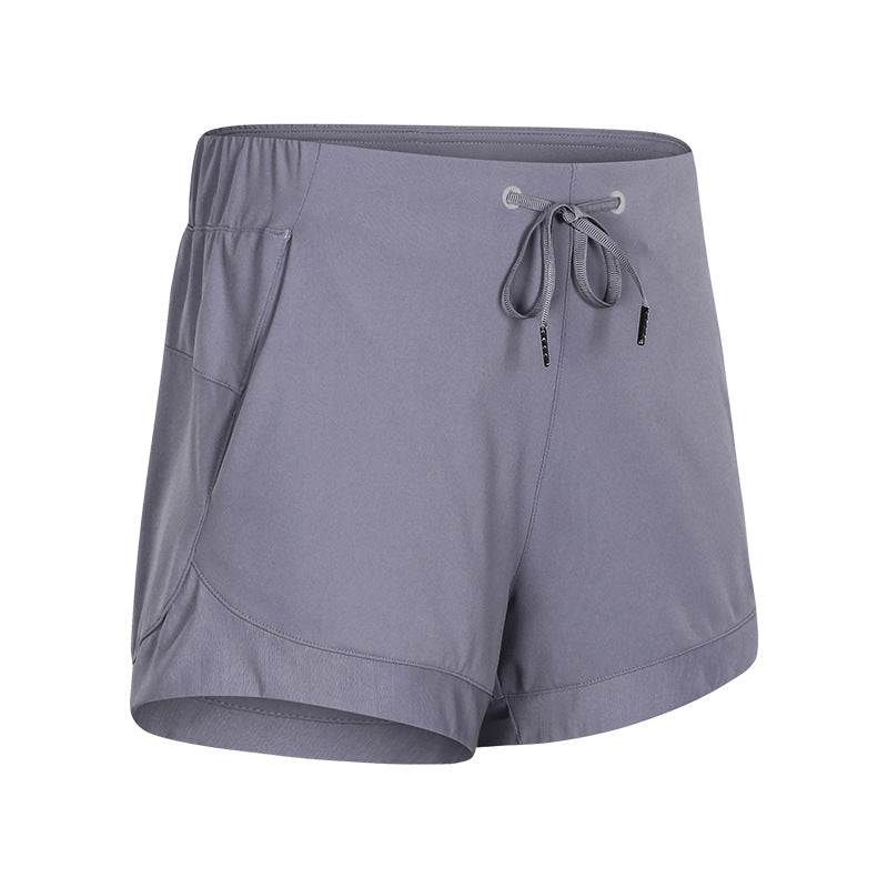 Naked Feel Yoga Shorts Women Breathable Quick Dry Workout Outdoor Hot Pants
