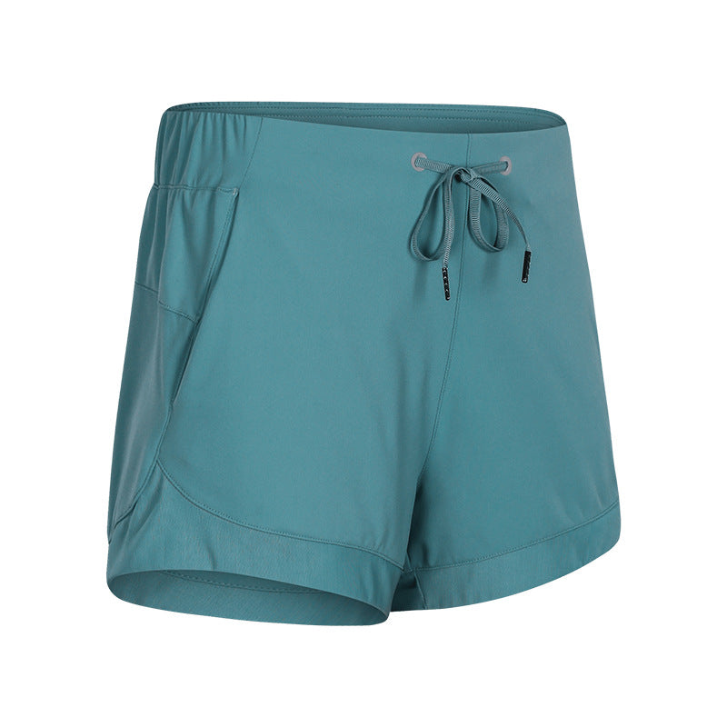 Naked Feel Yoga Shorts Women Breathable Quick Dry Workout Outdoor Hot Pants