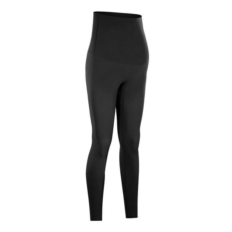 Brushed Naked Feel Leggings High Waist Maternity Yoga Capris Wearable