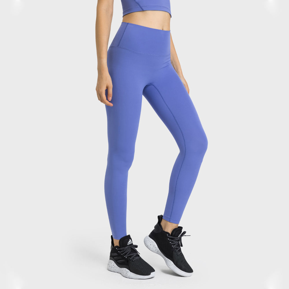 One Size Yoga Pants High Waist Naked Feel Workout Leggings Women