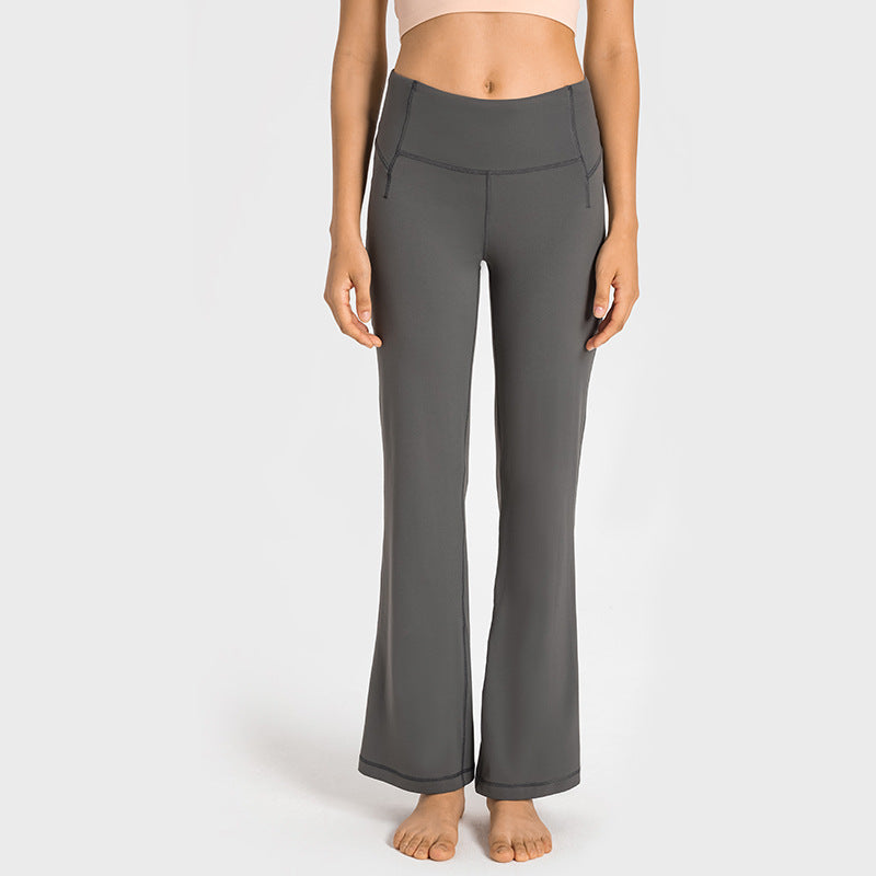 Naked Feel Wide Leg Pants Slimming Workout Trousers Women