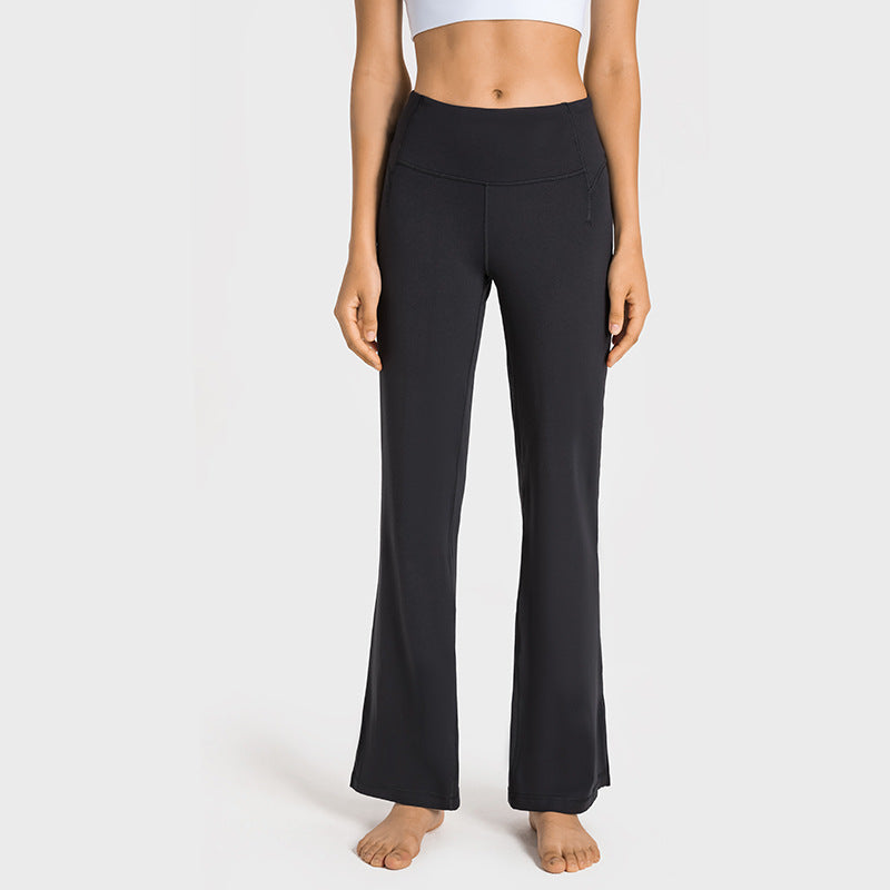 Naked Feel Wide Leg Pants Slimming Workout Trousers Women