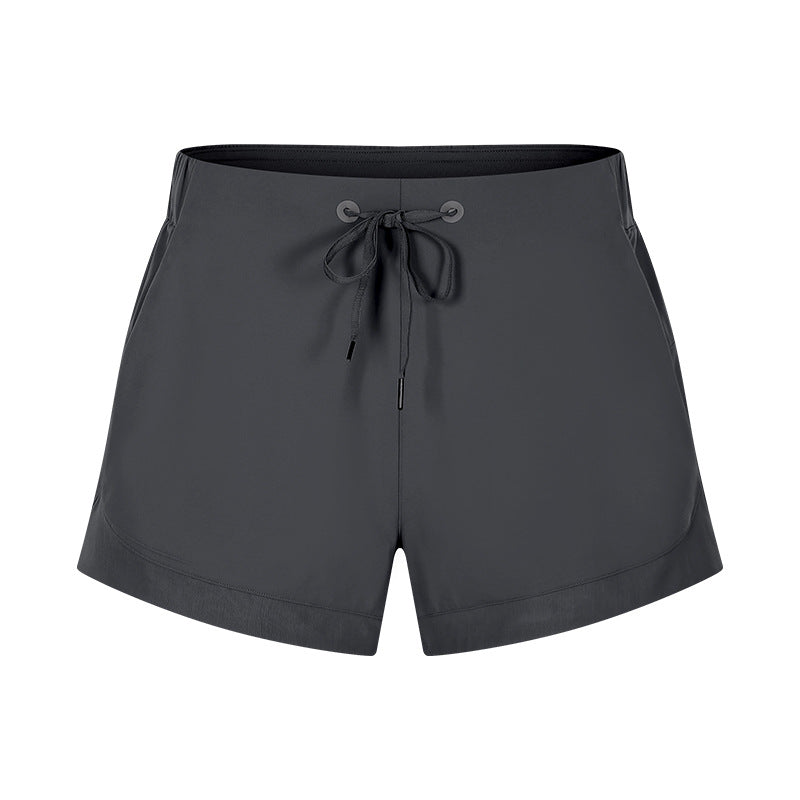 Naked Feel Yoga Shorts Women Breathable Quick Dry Workout Outdoor Hot Pants