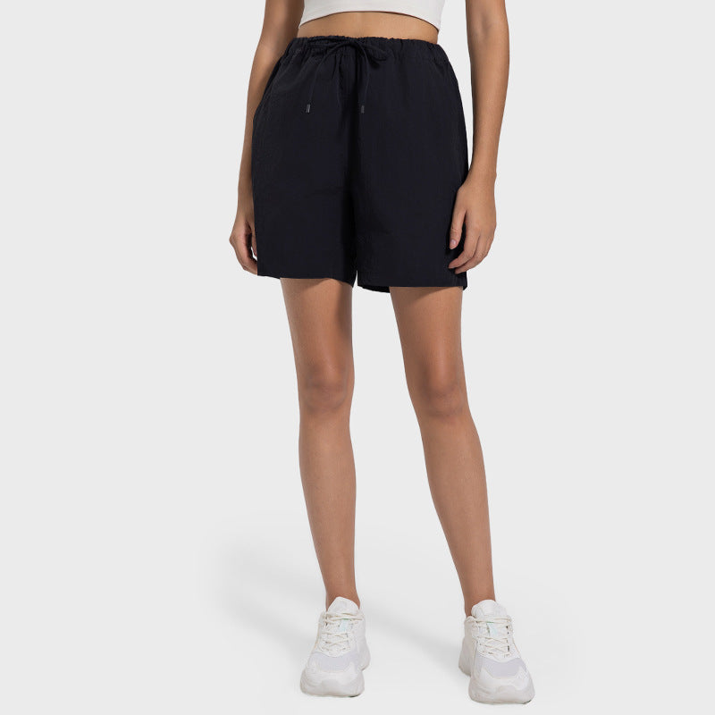 Cooling Quick Dry Workout Shorts Stretchy Waist 3 Inch Outdoor Gym Shorts