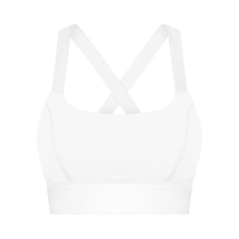 Seamless Shockproof Sports Bra Women Lift Support Side Smoothing Top