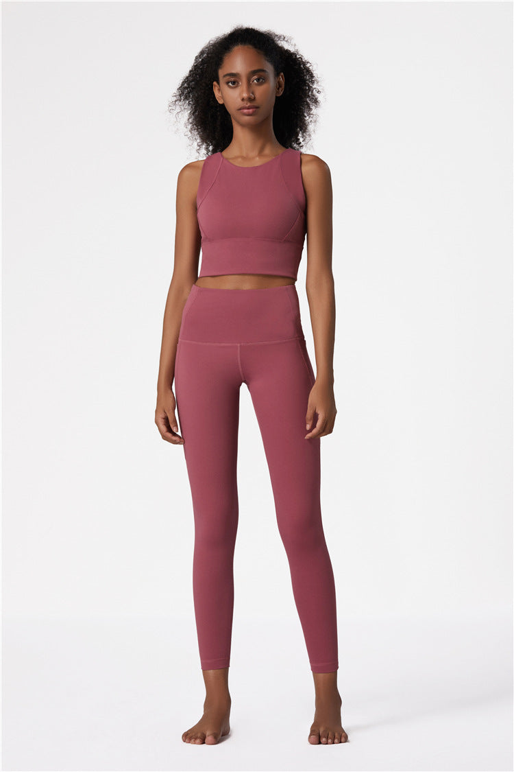 Womens High Intensity Workout Leggings High Waist Yoga Pants with Pockets