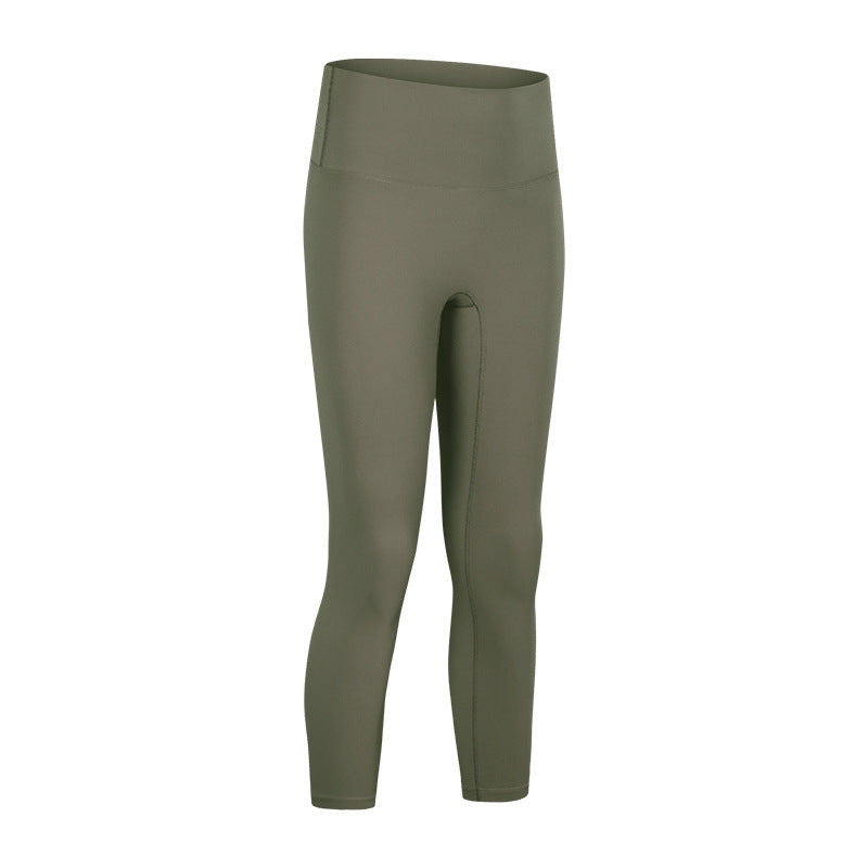Seamless Yoga Capris High Waist Booty Lifting Workout Leggings Women
