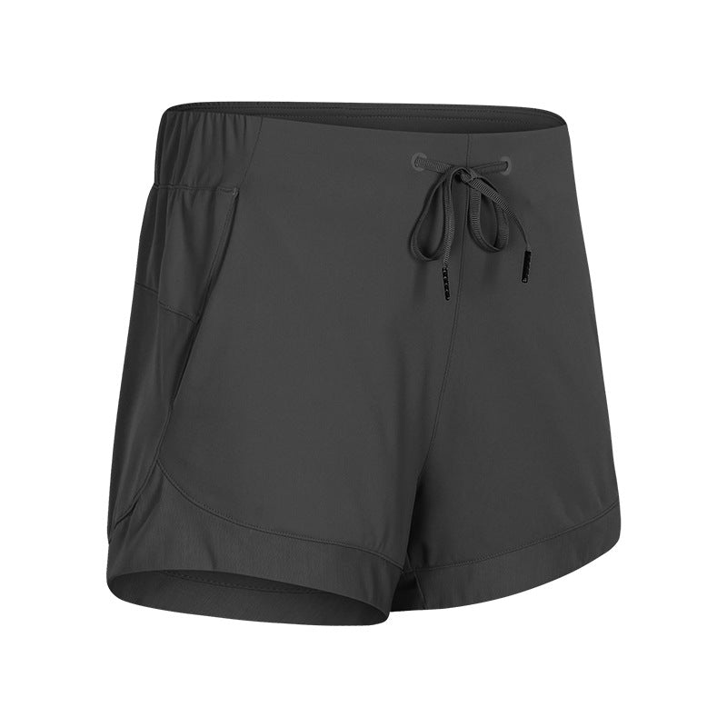 Naked Feel Yoga Shorts Women Breathable Quick Dry Workout Outdoor Hot Pants