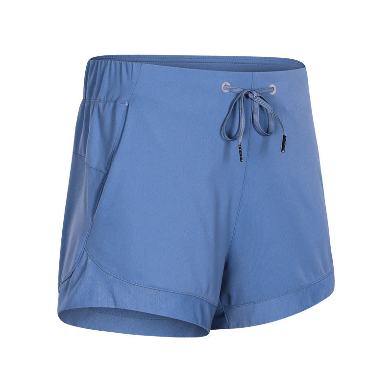 Naked Feel Yoga Shorts Women Breathable Quick Dry Workout Outdoor Hot Pants