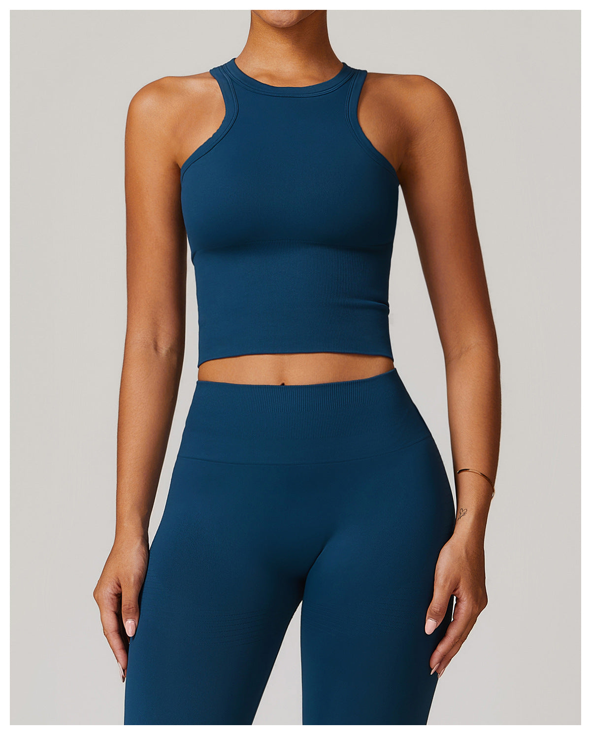 Seamless Slim Racerback Yoga Vest Women's Sports Top