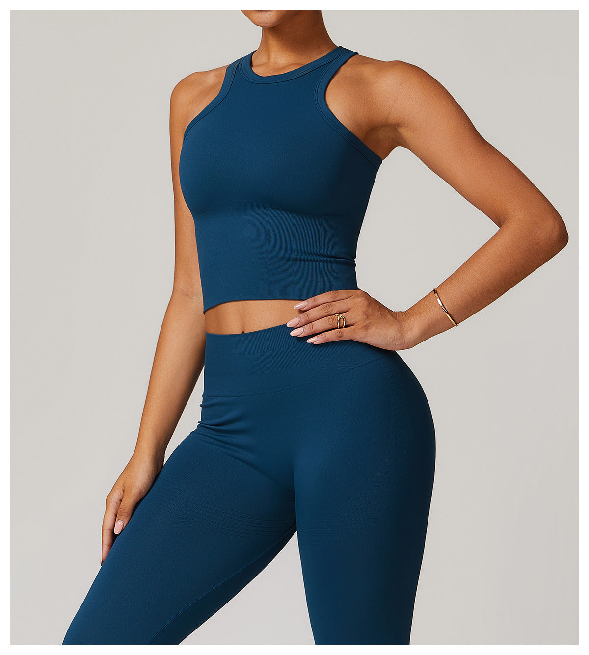 Seamless Slim Racerback Yoga Vest Women's Sports Top