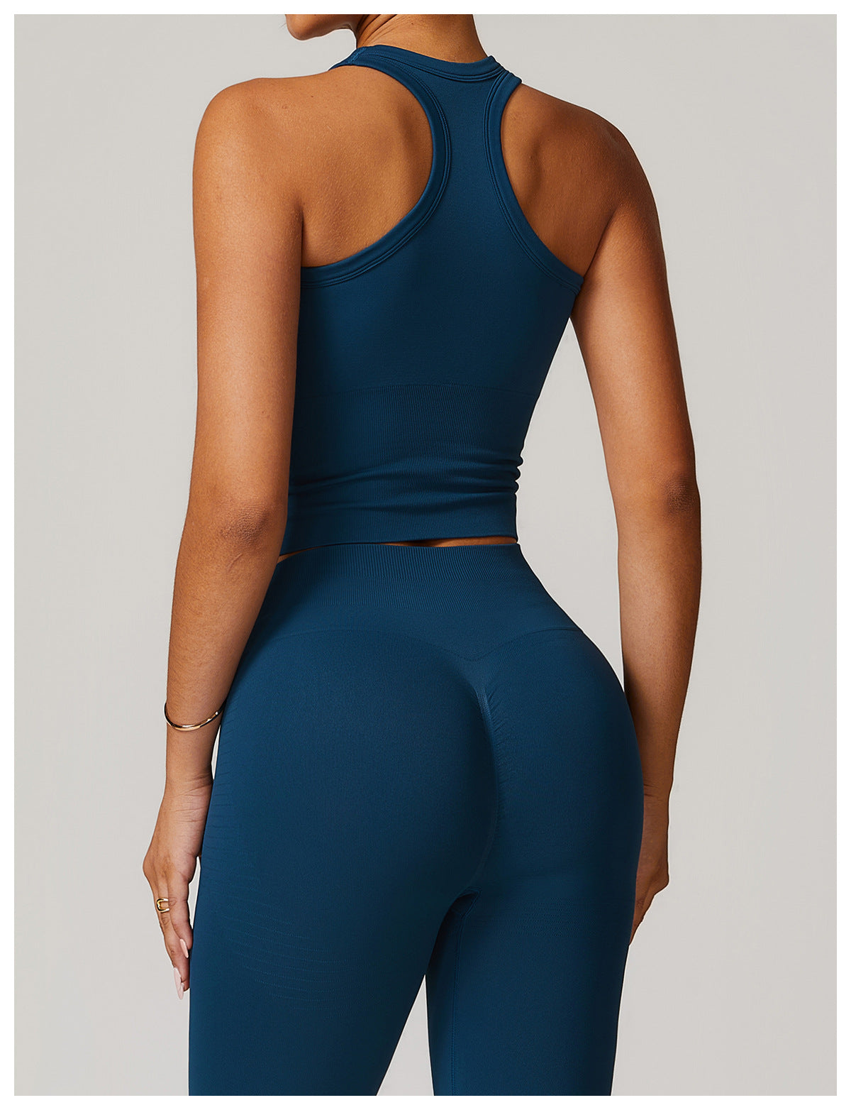 Seamless Slim Racerback Yoga Vest Women's Sports Top