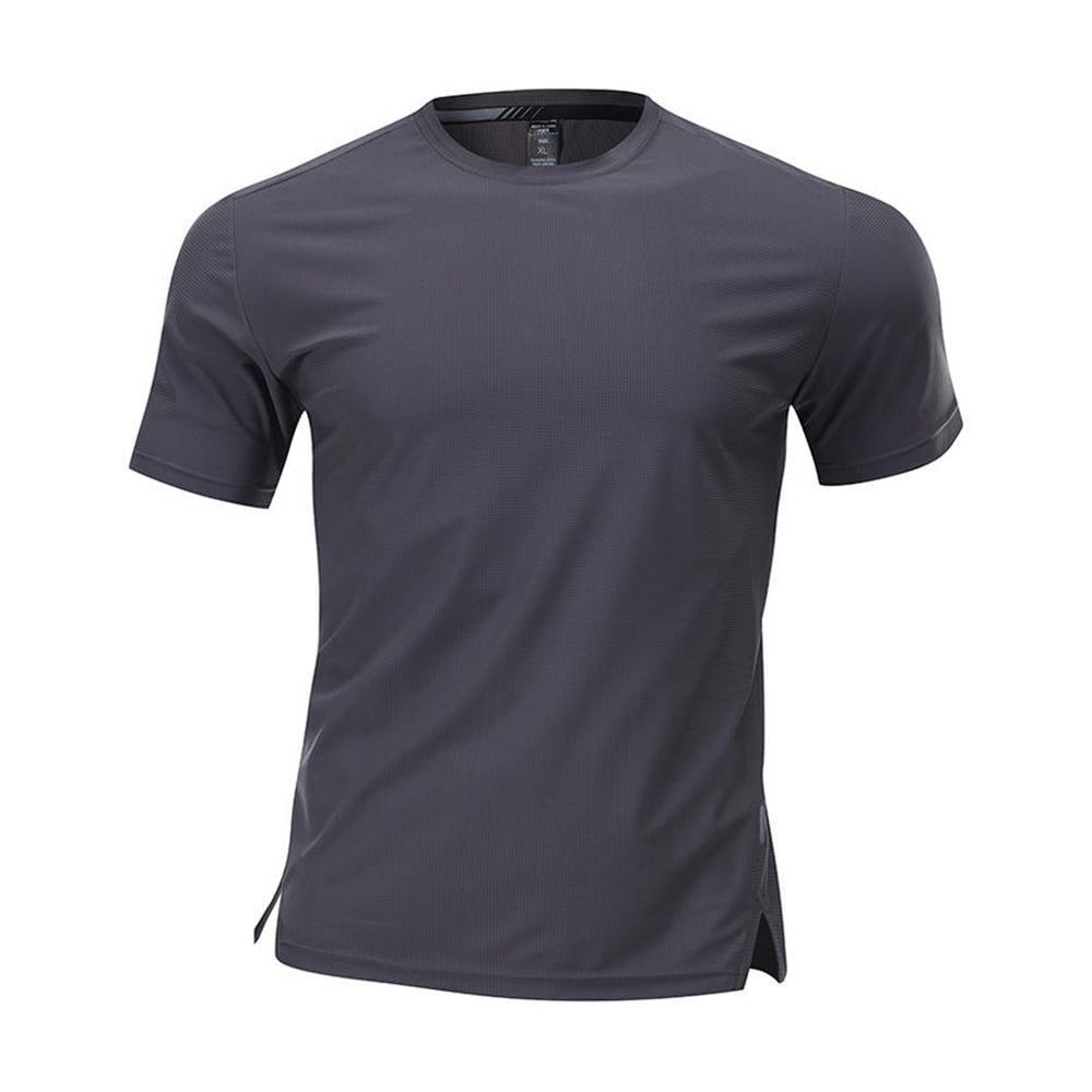 Quick Dry Running Shirt Men's Workout Training Top Breathable Tee