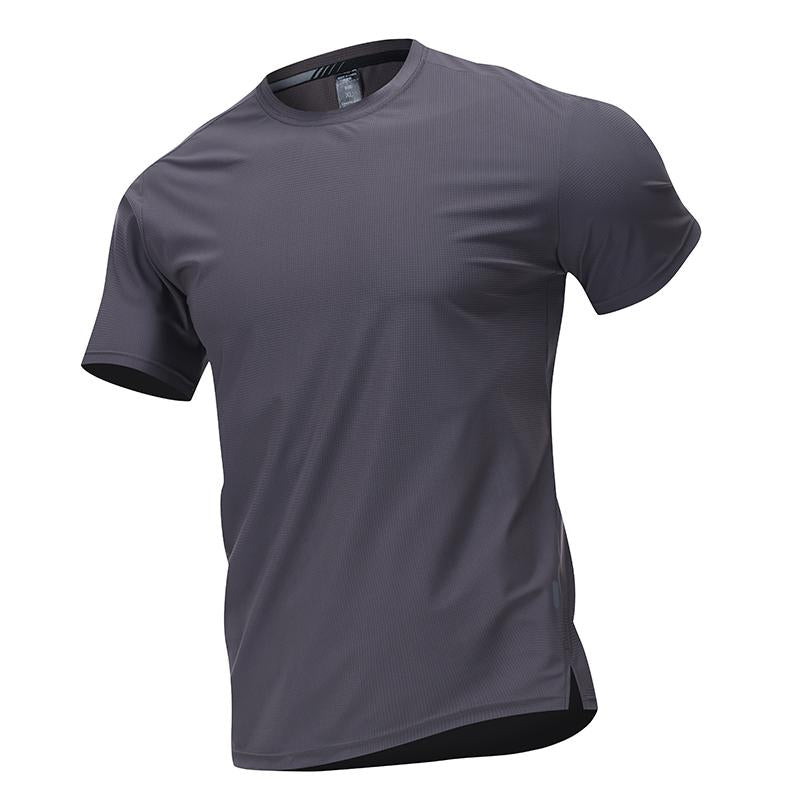 Quick Dry Running Shirt Men's Workout Training Top Breathable Tee