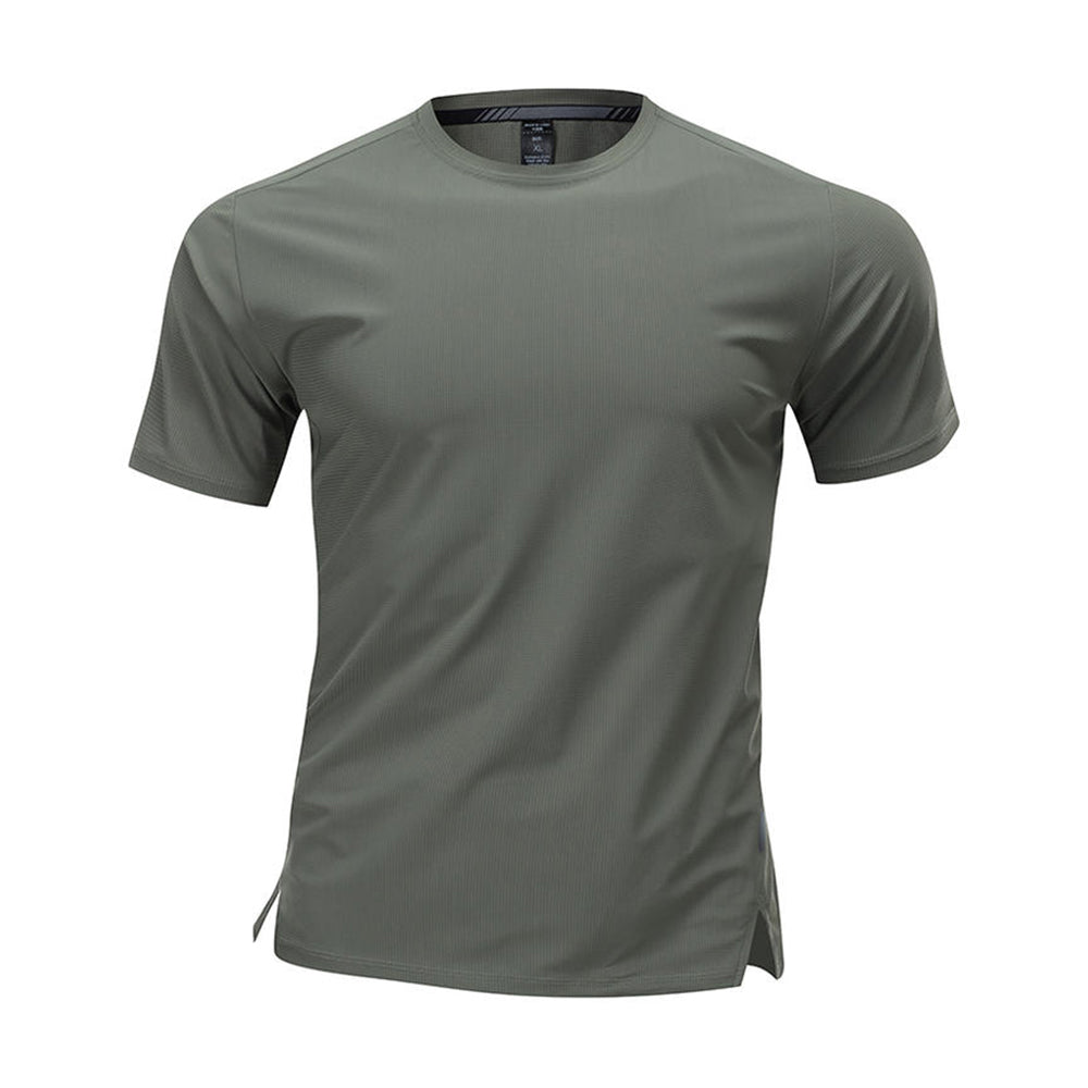 Quick Dry Running Shirt Men's Workout Training Top Breathable Tee