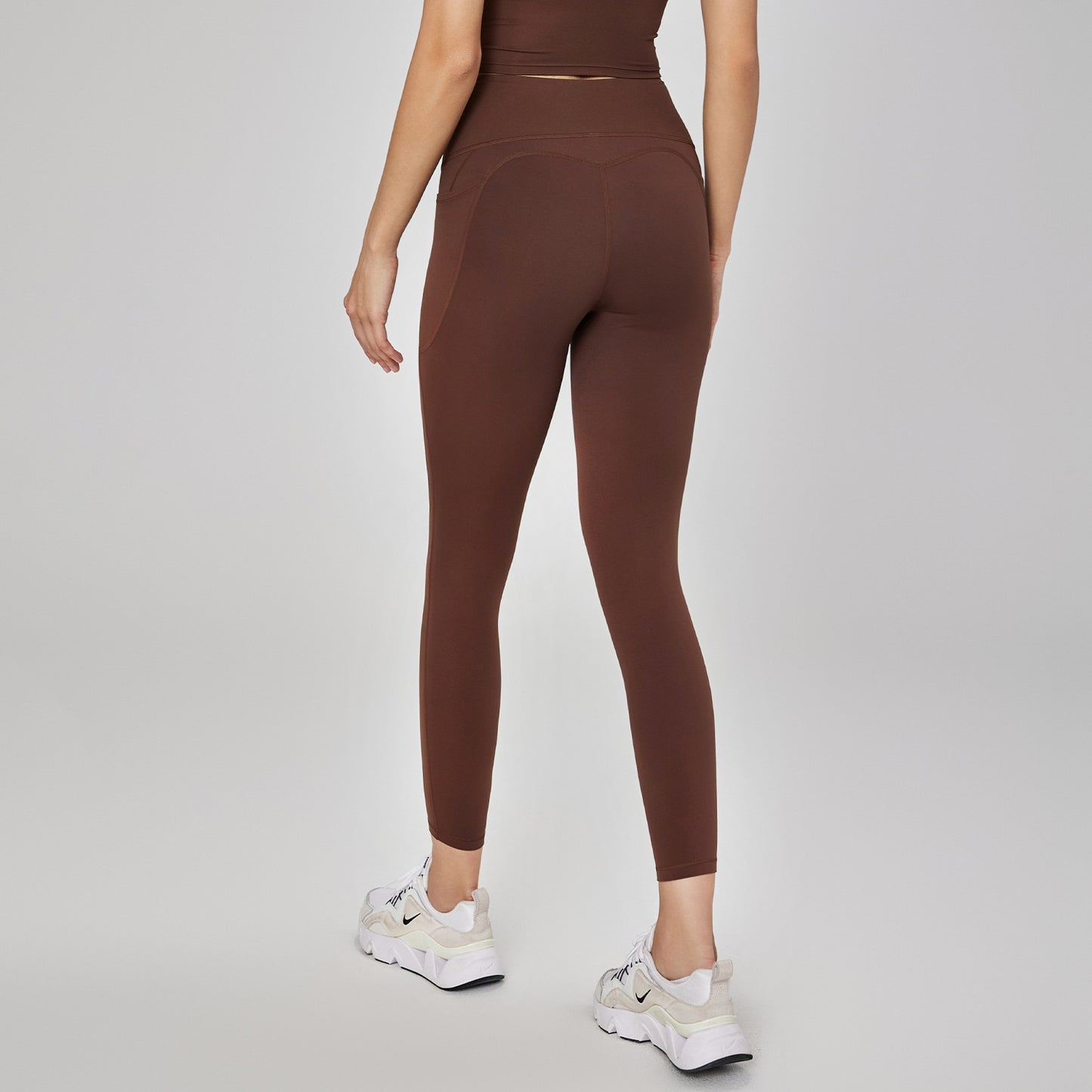 Peach Butt Yoga Pants Women Medium Support Running Workout Tight Leggings
