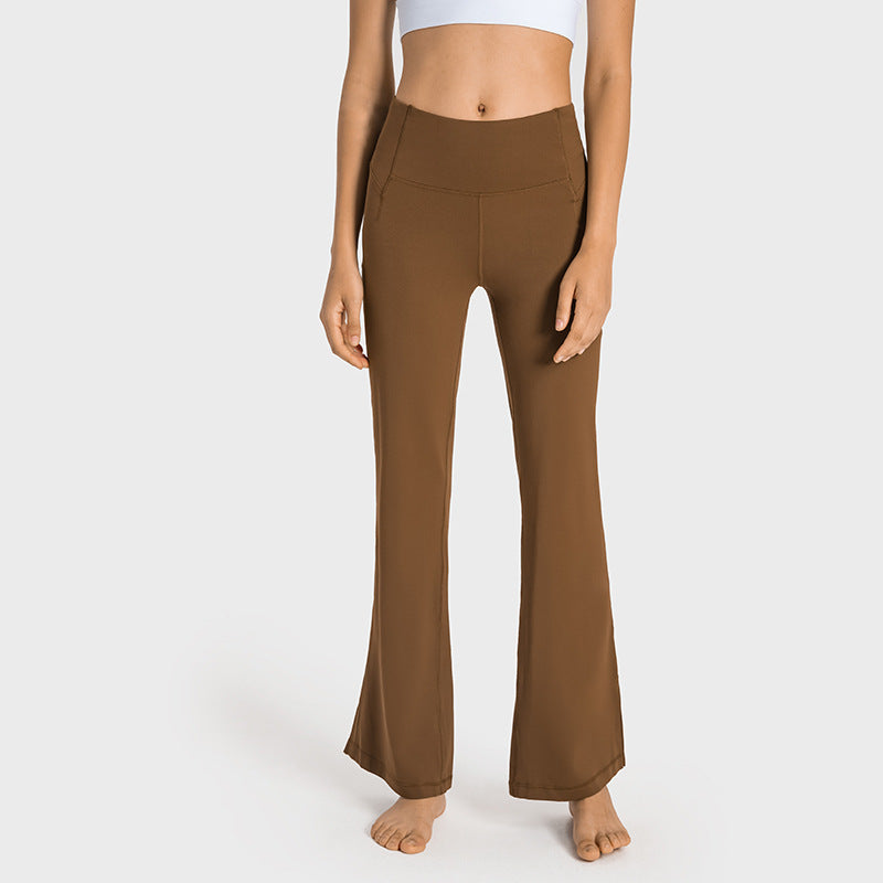 Naked Feel Wide Leg Pants Slimming Workout Trousers Women