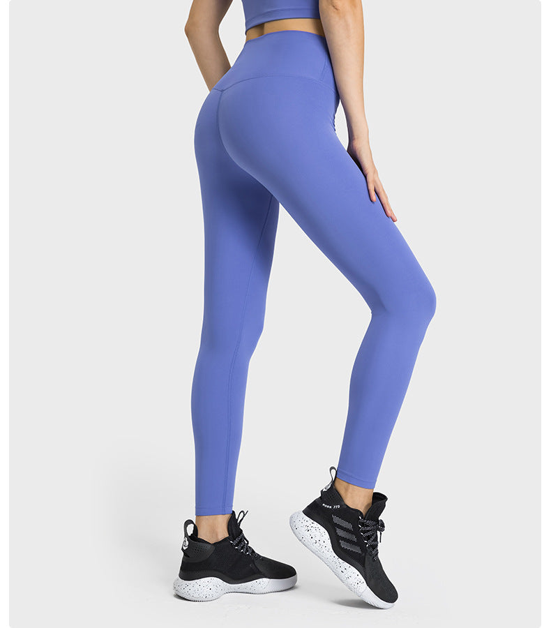 One Size Yoga Pants High Waist Naked Feel Workout Leggings Women