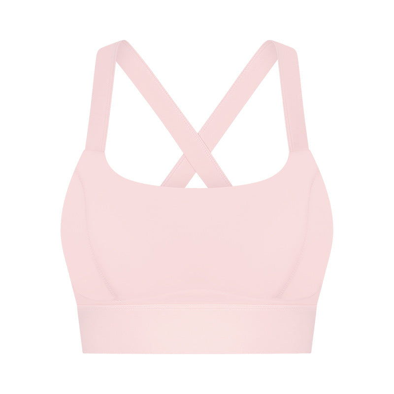 Seamless Shockproof Sports Bra Women Lift Support Side Smoothing Top
