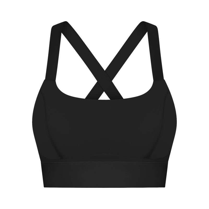 Seamless Shockproof Sports Bra Women Lift Support Side Smoothing Top
