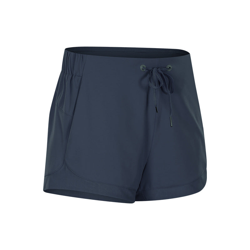 Naked Feel Yoga Shorts Women Breathable Quick Dry Workout Outdoor Hot Pants