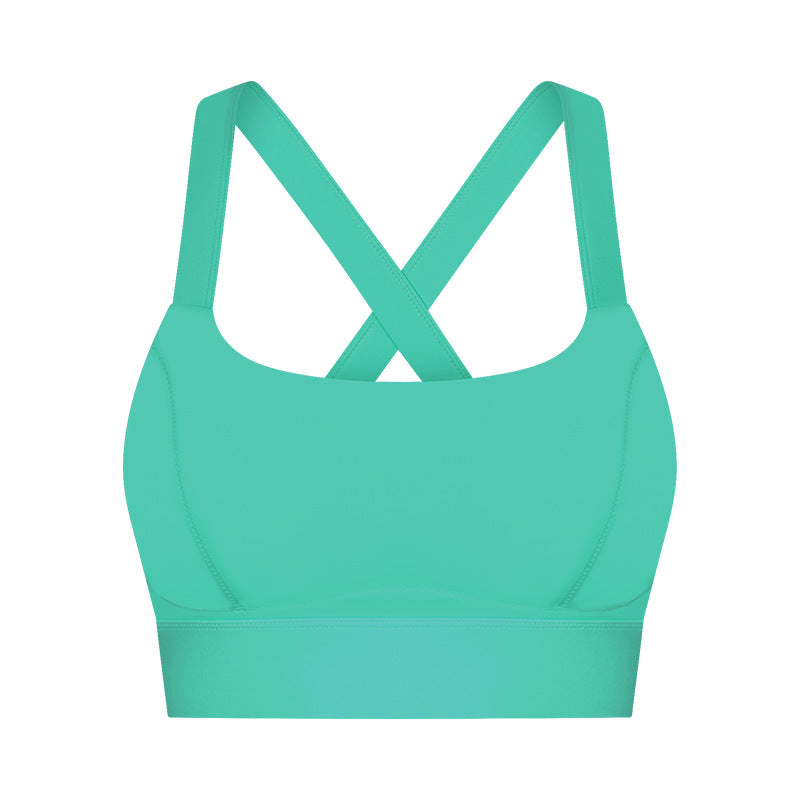 Seamless Shockproof Sports Bra Women Lift Support Side Smoothing Top