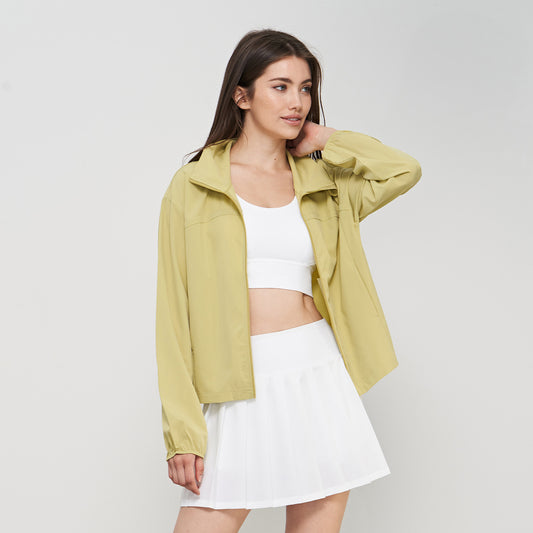 Women's Cooling UV Jacket - Windproof Sun Protection Sport Hoodie with Pockets