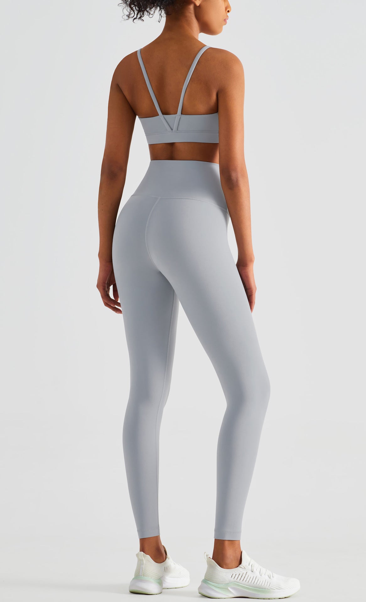 Luxury Nylon Lycra Booty Leggings High Waist Yoga Pants Double Brushed Naked Feel