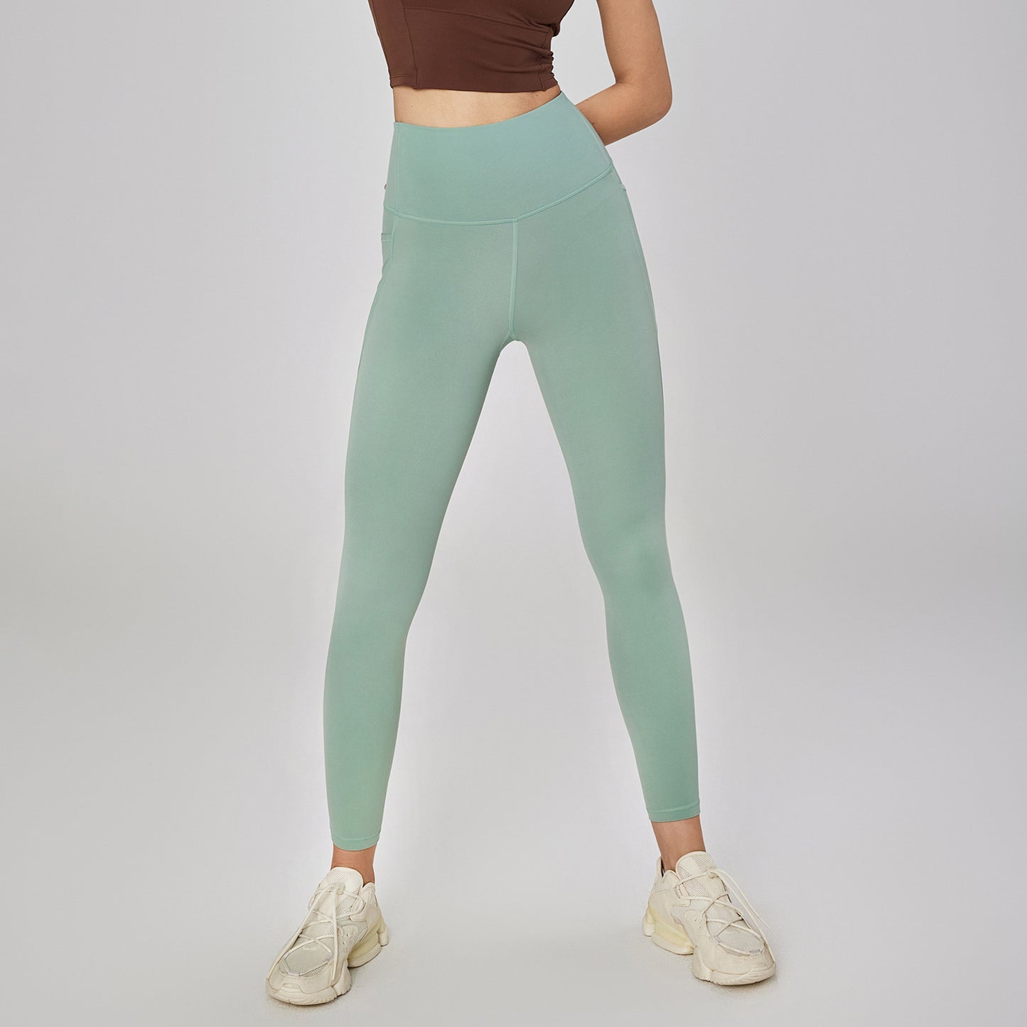 Peach Butt Yoga Pants Women Medium Support Running Workout Tight Leggings