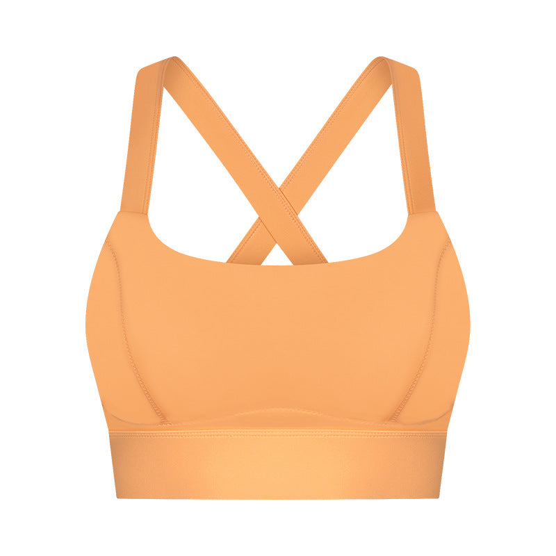 Seamless Shockproof Sports Bra Women Lift Support Side Smoothing Top