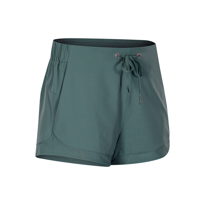 Naked Feel Yoga Shorts Women Breathable Quick Dry Workout Outdoor Hot Pants