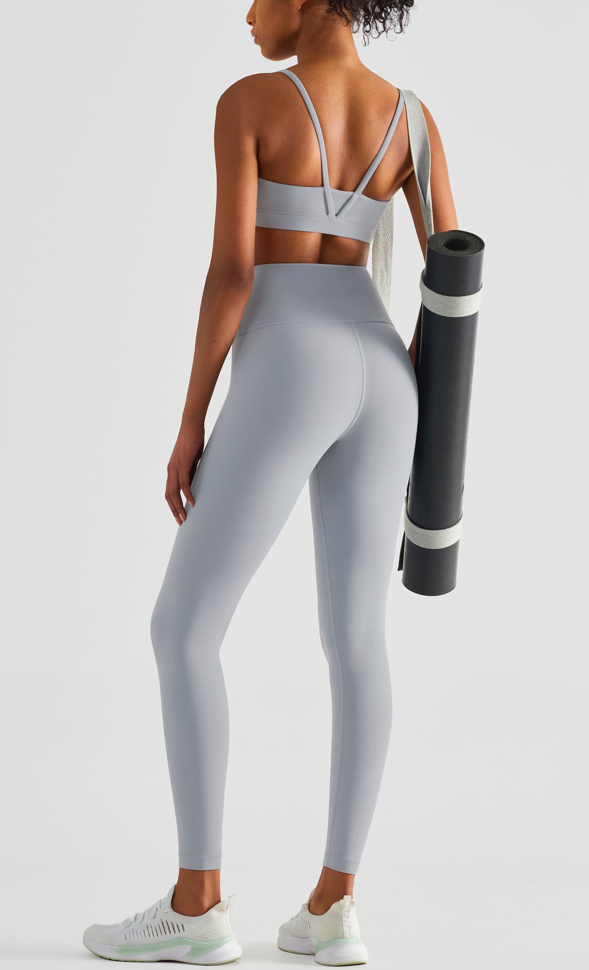 Luxury Nylon Lycra Booty Leggings High Waist Yoga Pants Double Brushed Naked Feel
