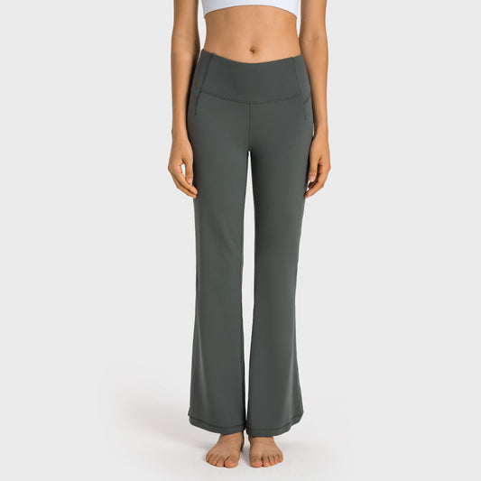 Naked Feel Wide Leg Pants Slimming Workout Trousers Women