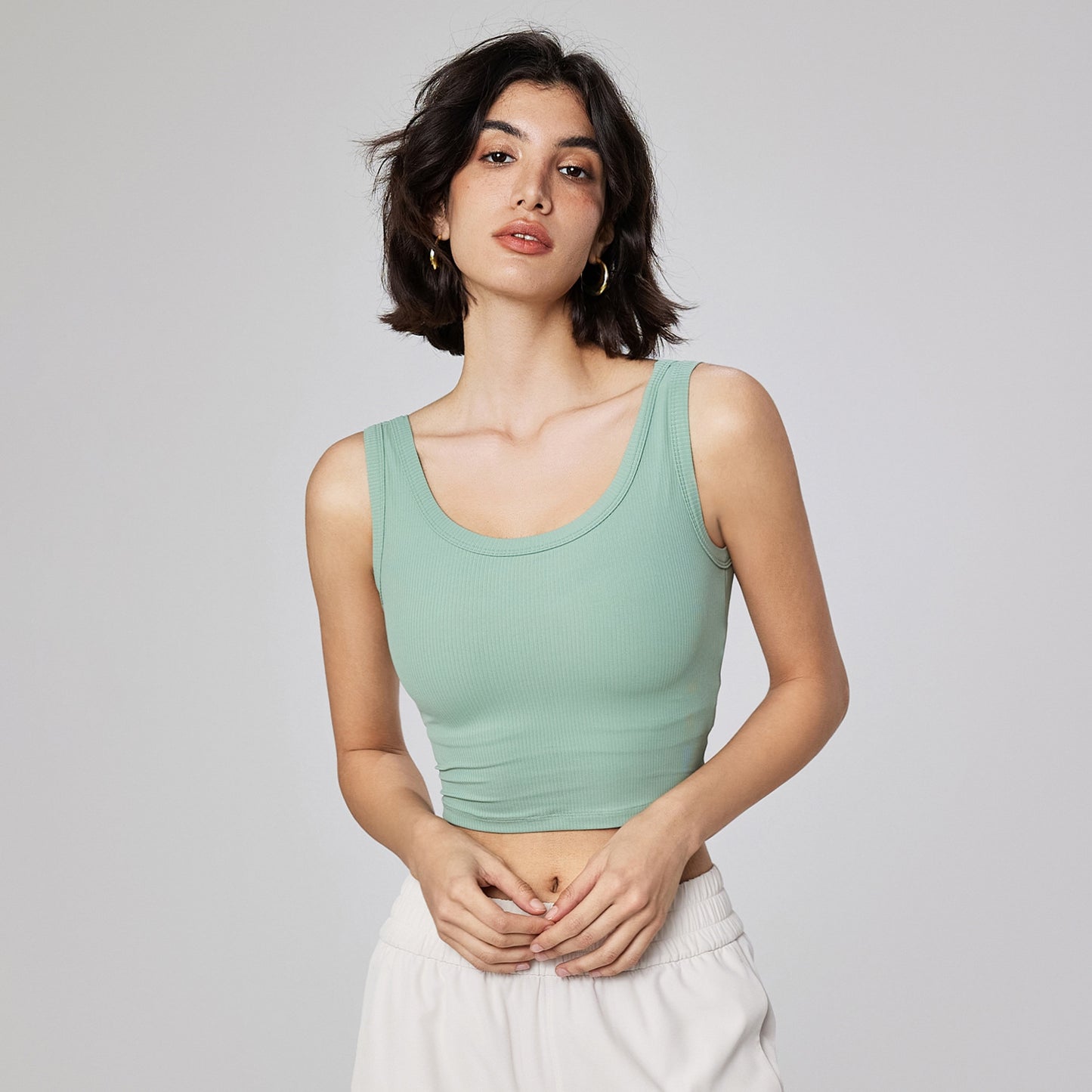 Women's Sports Bra Semi-fixed Cup Outer Wear