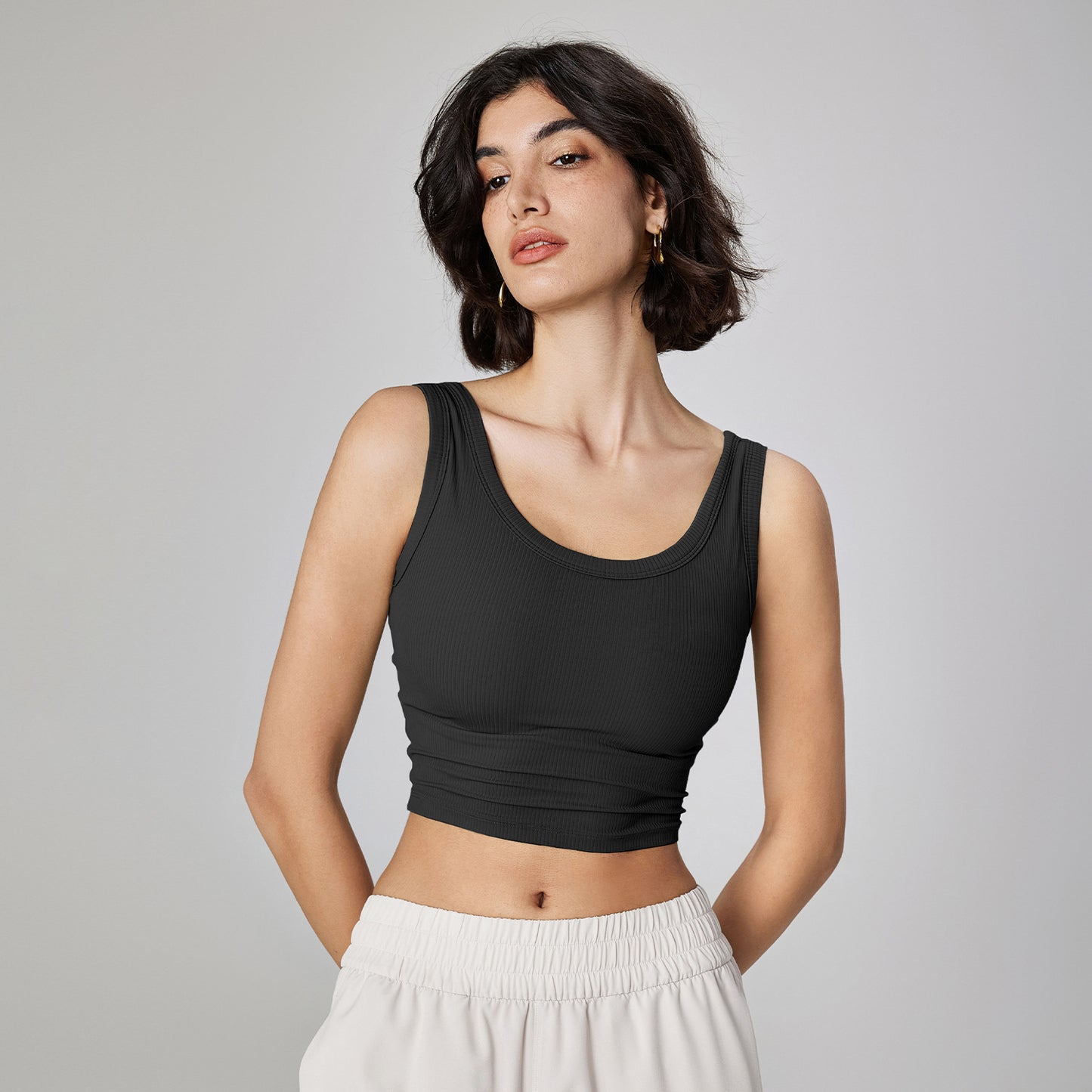 Women's Sports Bra Semi-fixed Cup Outer Wear