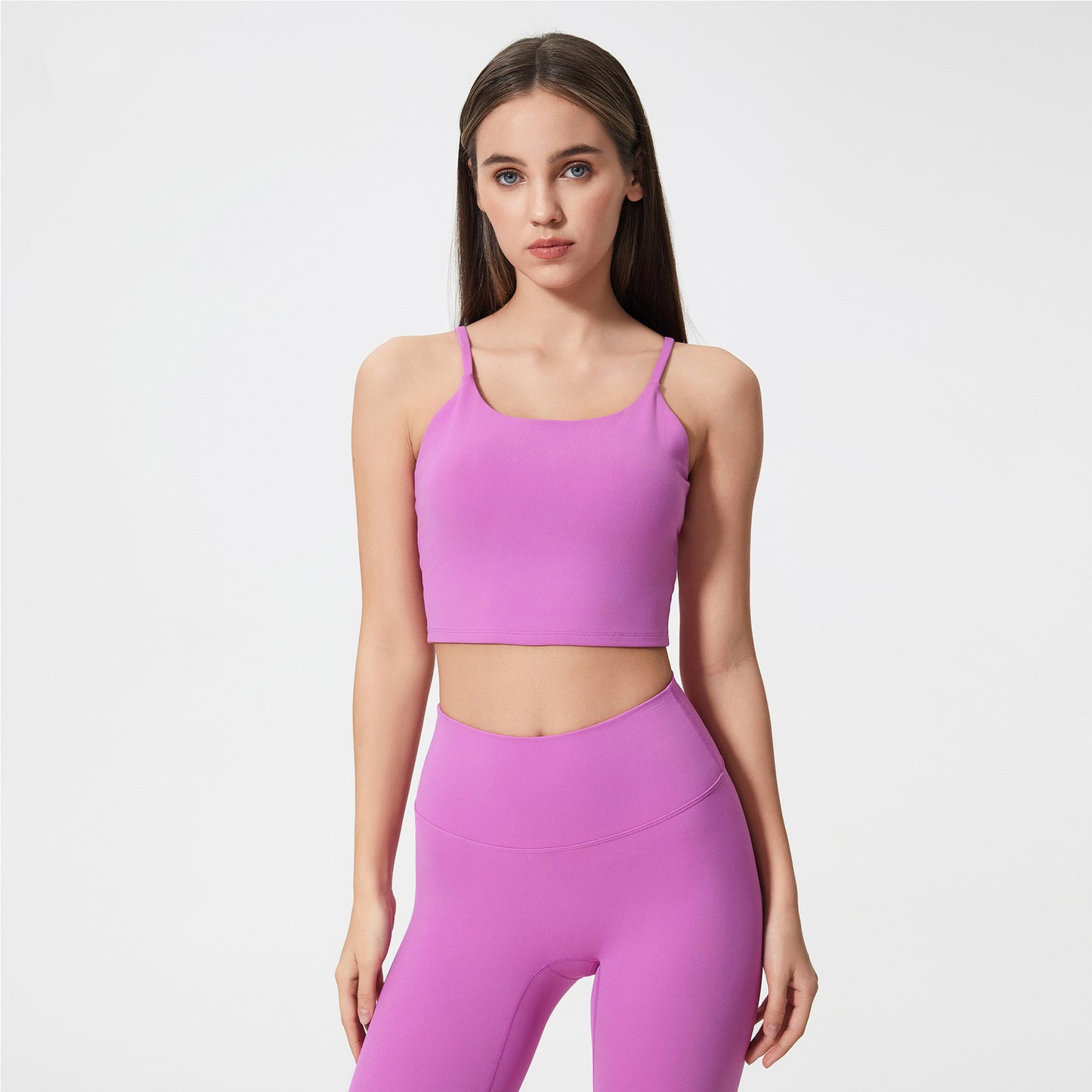 New Women's Sports Bra With Chest Pads And Beautiful Back Straps Yoga Clothes